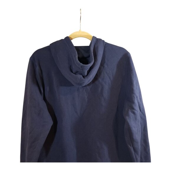 Under Armour ColdGear Rival Fleece Fitted Full Zip Hoodie in Navy Blue Men's M - Picture 6 of 7